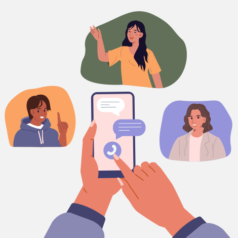 Link auf die Seite Mitglieder online